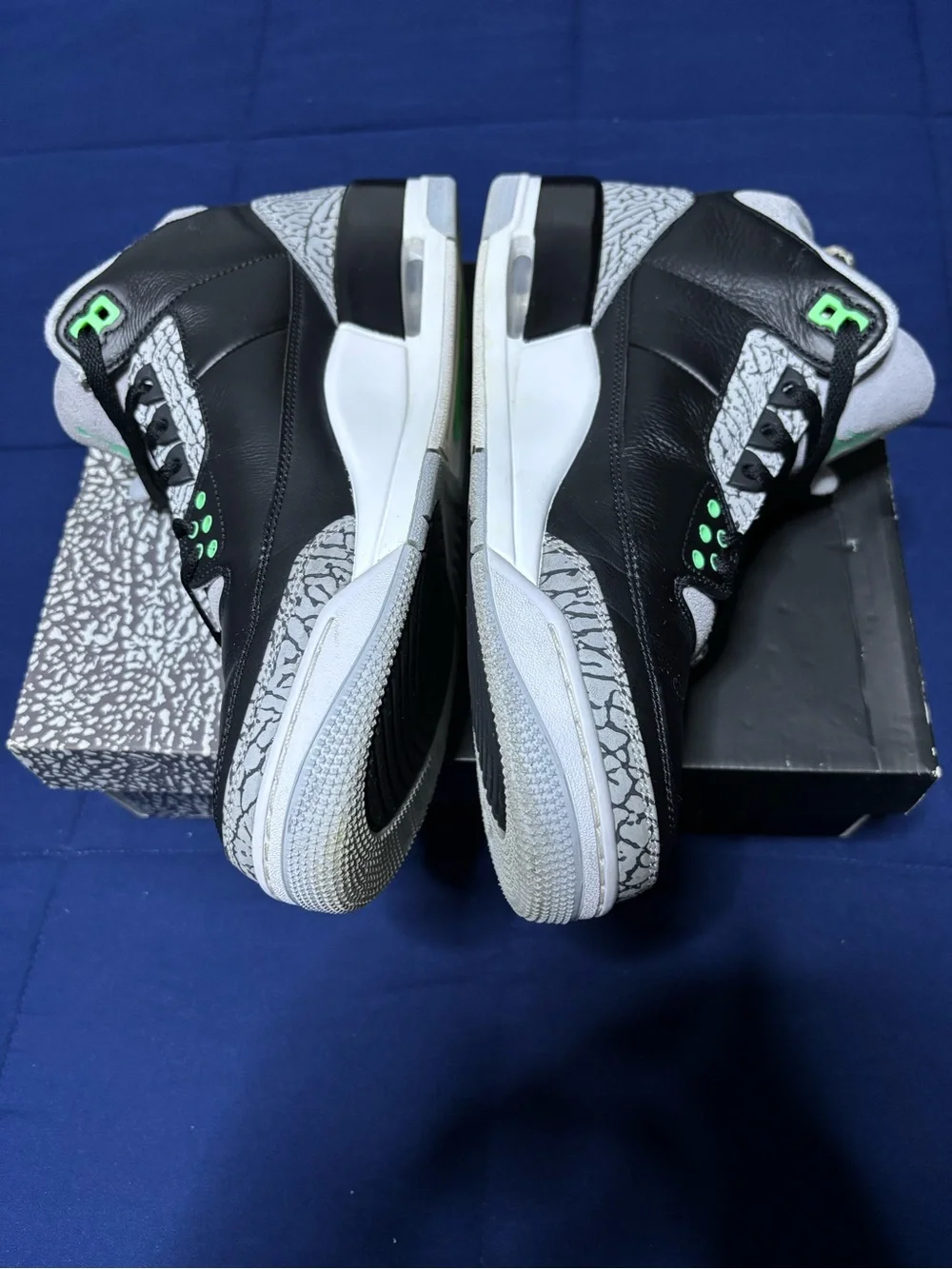 Jordan 3 Retro Green Glow 2024 Size 12